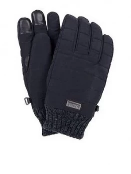 Image of Barbour International Peak Baffle Gloves - Black
