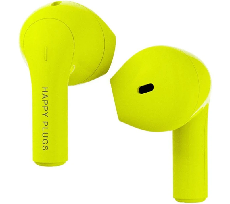 Image of HAPPY PLUGS Joy Wireless Bluetooth Earbuds - Neon Yellow, Yellow 7350116012897