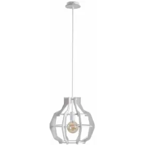 Image of Keter Bento Wire Frame Pendant Ceiling Light , 38.5cm, 1x E27