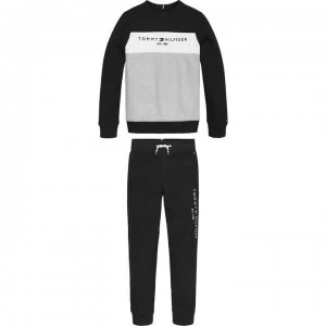 Image of Tommy Hilfiger Essential Tracksuit - Grey PZ1
