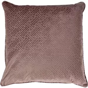 Image of Paoletti Florence Cushion Cover (One Size) (Blush Pink) - Blush Pink