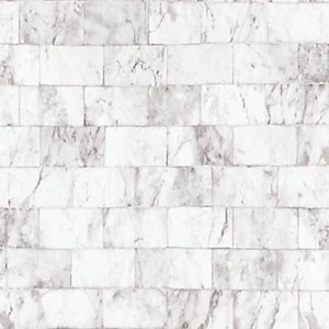 Image of Contour Carrera Grey Kitchen & Bathroom Wallpaper - 10m