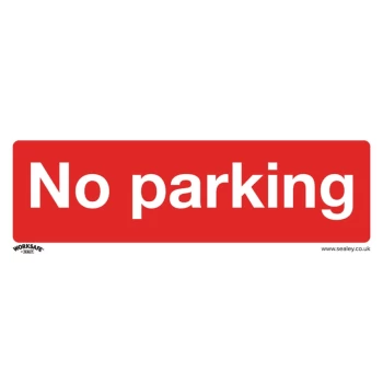 Image of Safety Sign - No Parking - Rigid Plastic