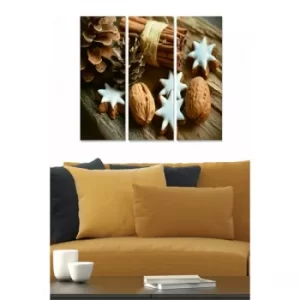 Image of MDF2991174 Multicolor Decorative MDF Painting (3 Pieces)