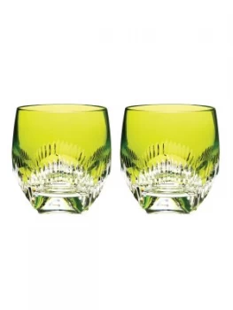 Image of Waterford Mixology Neon Lime Tumbler Set of 2