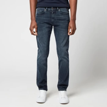 Image of Hugo Boss Delaware Slim Fit Jeans Navy Size 34 Men