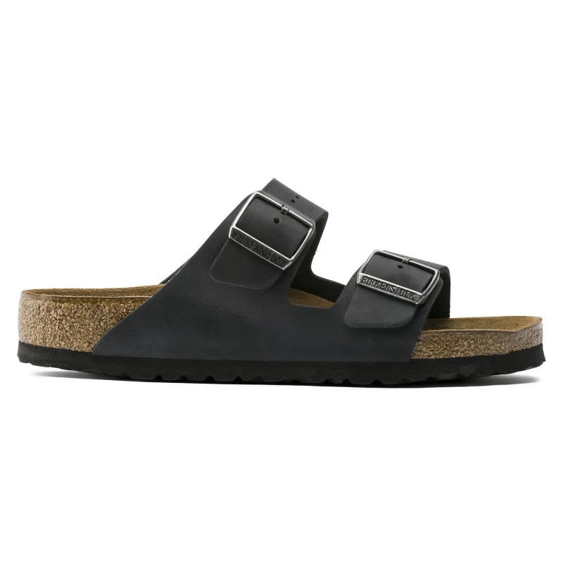 Image of Birkenstock Sandals Birkenstock Arizona Waxy Leather Noir Unisex 40