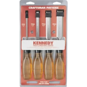 Image of Craftsman Bevel Edge Wood Chisels (Set-4)