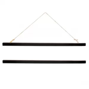 Image of Sass & Belle Black Magnetic Poster Hanger Large