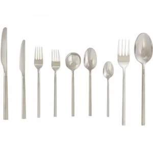 Image of Hotel Collection Harrington 44 Piece Cutlery Set - Silver