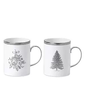 Image of Wedgwood Winter White Mug, Set of 2