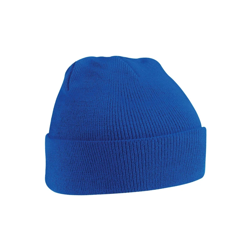 Image of Beechfield Knitted Beanie in Pale Blue Pale Blue Unisex One Size