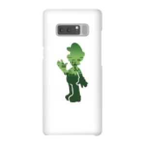 Image of Nintendo Super Mario Luigi Silhouette Phone Case - Samsung Note 8 - Snap Case - Gloss