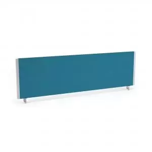 Image of ImpulseEvolve Plus Bench Screen 1400 Bespoke Maringa Teal Silver Frame