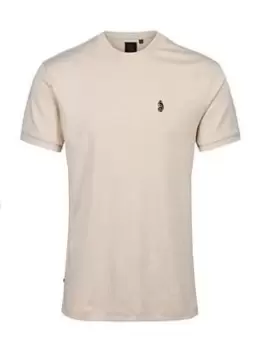 Image of Luke 1977 Nicholson Jersey Crew T-Shirt - Cream Size M Men