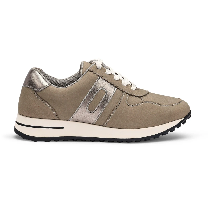 Image of Hotter Womens 'Revival' Trainers in Mid Grey Size: 3 Mid Grey Female 3
