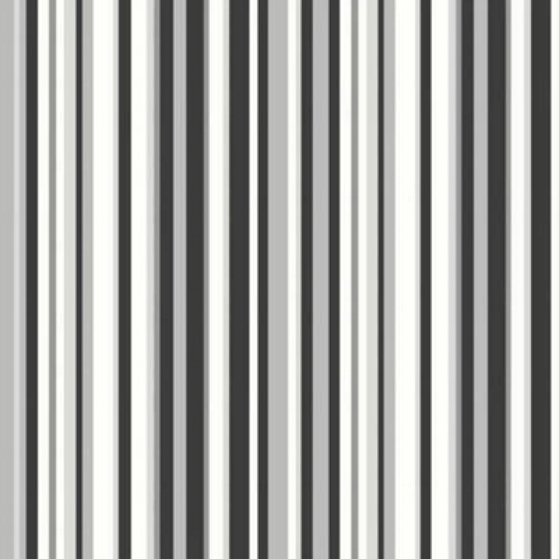Image of Debona Barcode Striped Wallpaper Grey Black White Silver Lines Metallic Textured
