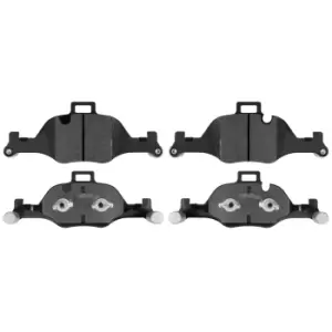 Image of Brake Pad Set ADB114229 by Blue Print front axle