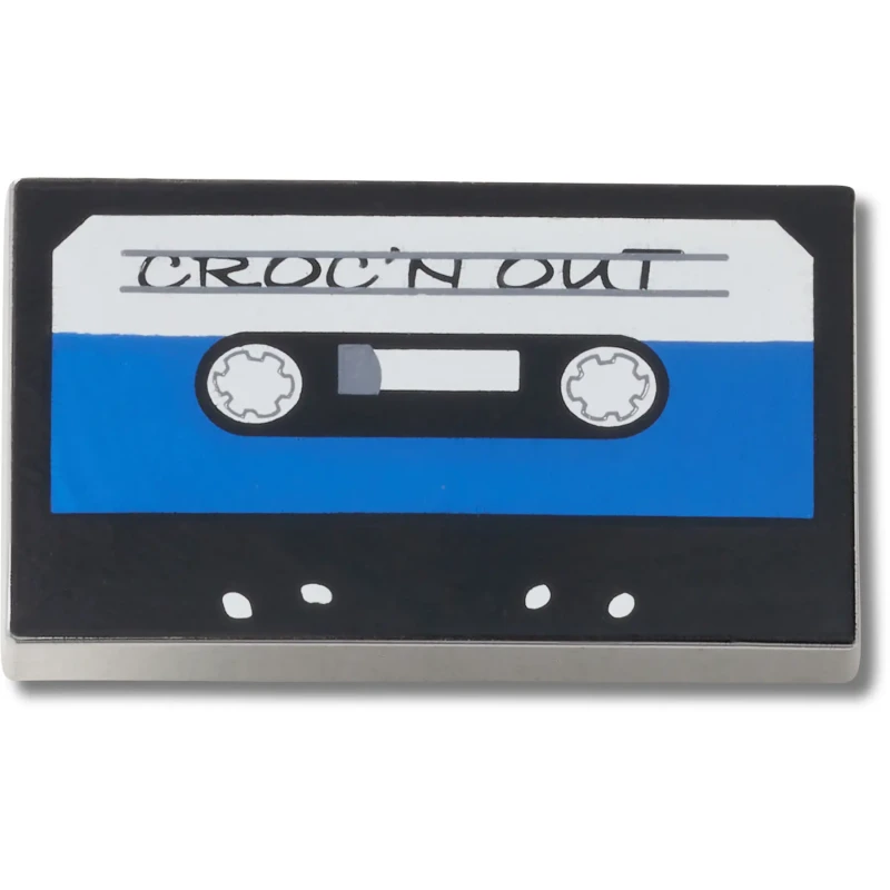 Image of Crocs Jibbitz Crocs Cassette Tape Bleu Unisex TU