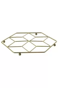 Image of Vertex Contour Trivet Gold