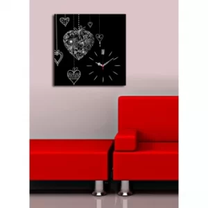 Image of 4545CS-46 Multicolor Decorative Canvas Wall Clock