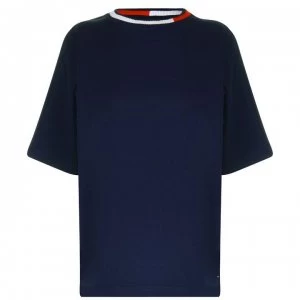 Image of Tommy Bodywear Contrast Crew Neck T Shirt - Navy Blazer