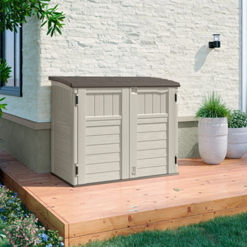 Image of SUNCAST Suncast Stow-Away Store - Vanilla BMS2500