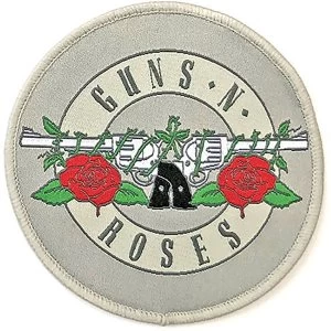 Image of Guns N' Roses - Silver Circle Logo Standard Patch