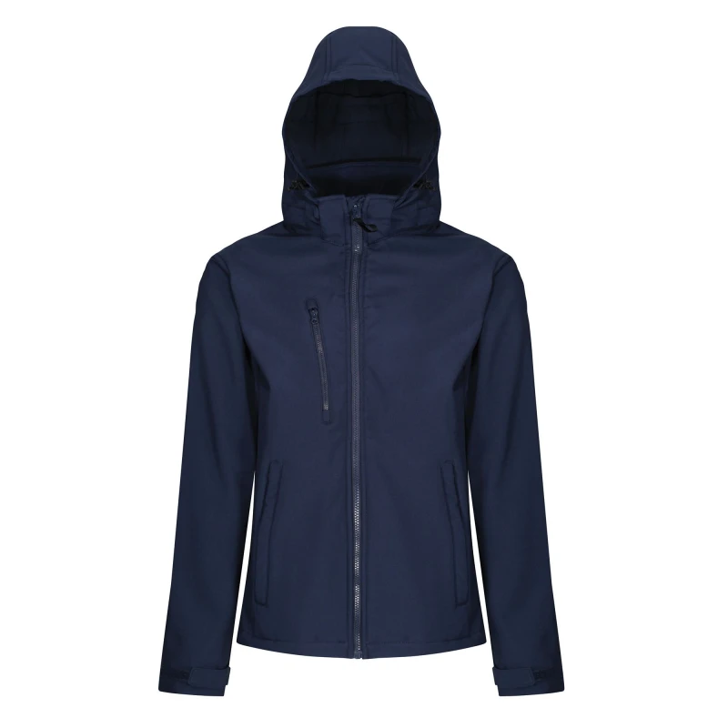 Image of Regatta Professional Mens 3 Layer Membrane Soft Shell Jacket in Navy Size: Small Navy Male S