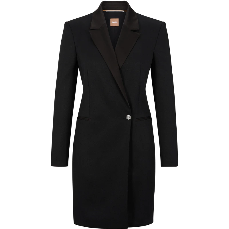 Image of Boss Womens Dackea Bodycon Dress Black female 6 (XS)