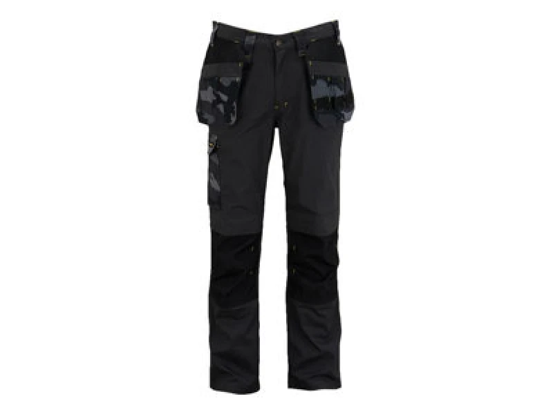 Image of Stanley STW40057-204 Dixon Slim Fit Trousers BlackCamo Waist 36" Leg R STW40057-204