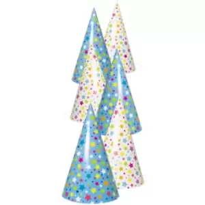 Image of Stars Party Hats Set Of 6
