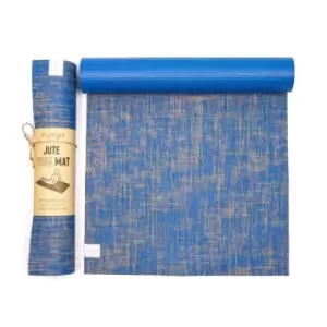 Image of Jute Mat - Blue