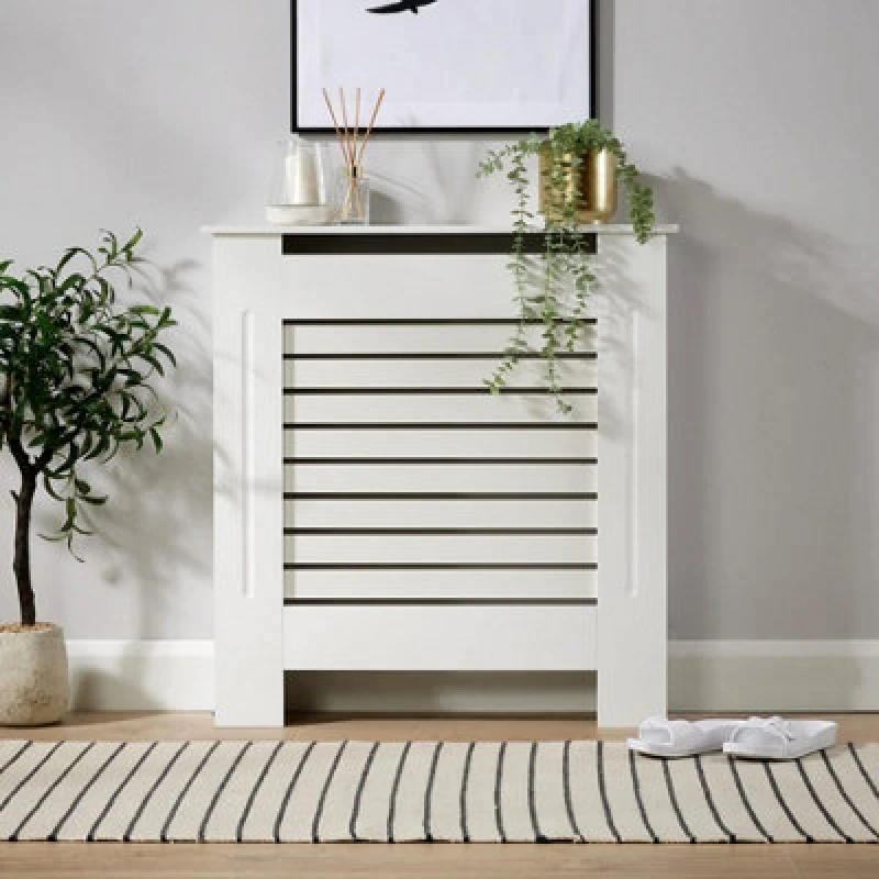 Image of Home Source York Extra Small Radiator Cover Unit White