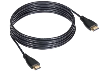 Image of Maplin Thin HDMI Cable with Ethernet Capability - Black 3m