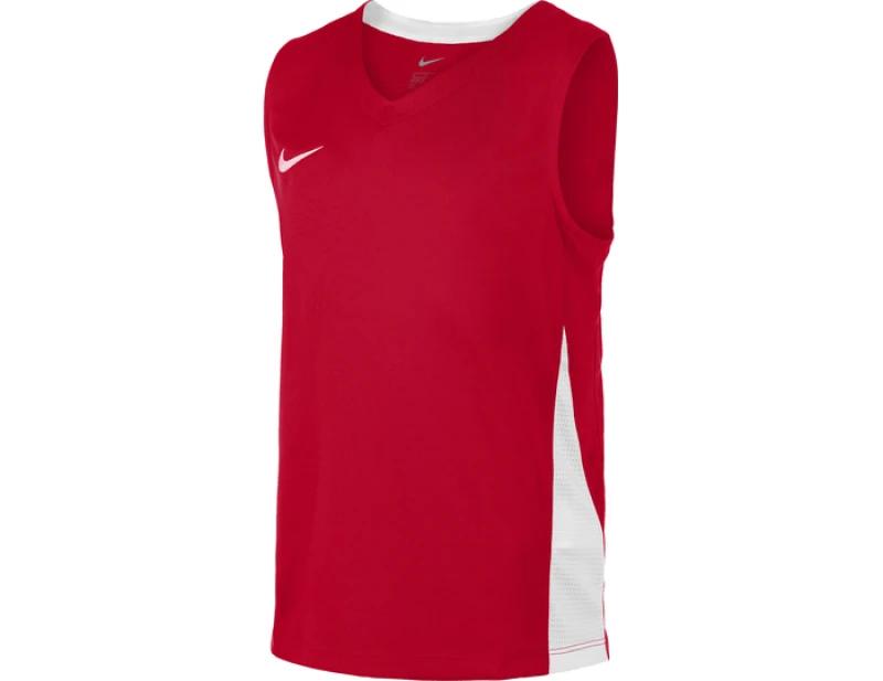 Image of Nike Team Basketball Stock 20 Jersey Kids Red C657 XS
