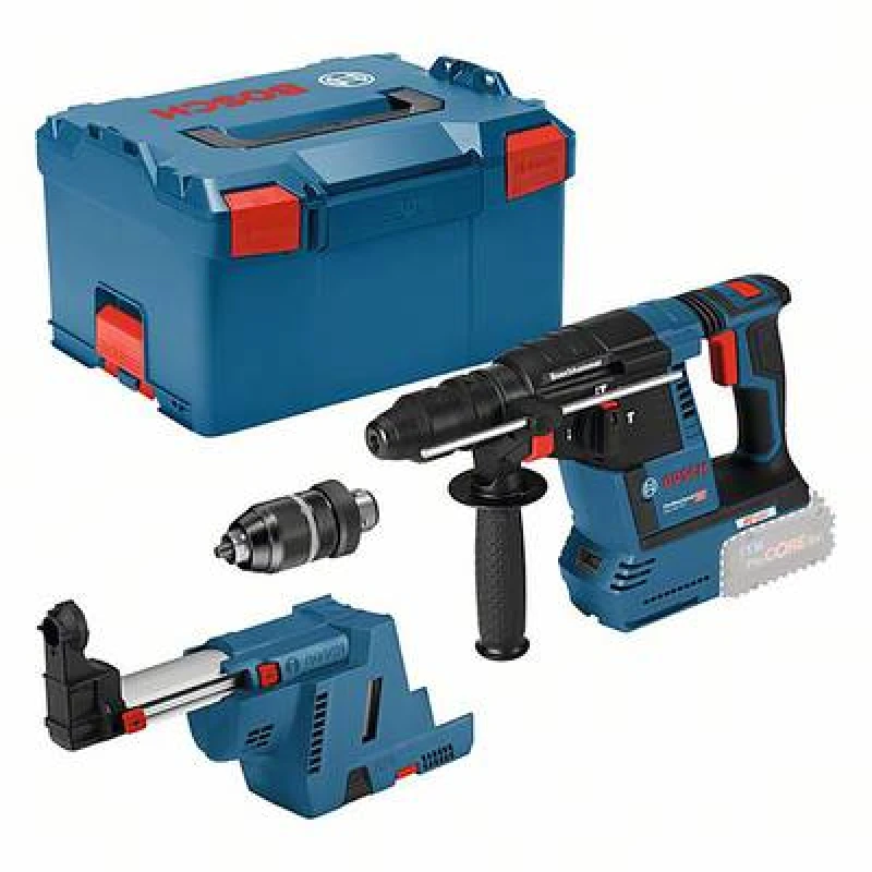 Image of Bosch Professional Bosch Professional GBH 18V-26F + GDE SDS-Plus-Cordless hammer drill 18 V Li-ion w/o battery, w/o charger, incl. case 061191000K