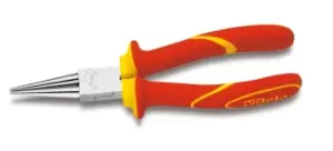 Image of Beta Tools 1010MQ VDE 1000V Insulated Long Round Nose Pliers 160mm 010100096