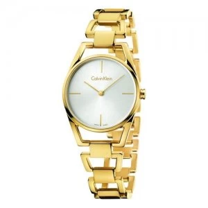 Image of Calvin Klein Ladies Dainty Gold Plated Watch - K7L23546