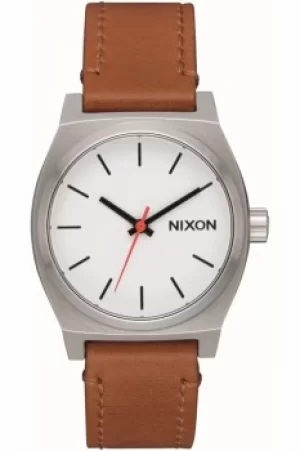 Image of Unisex Nixon The Medium Time Teller Leather Watch A1172-2312