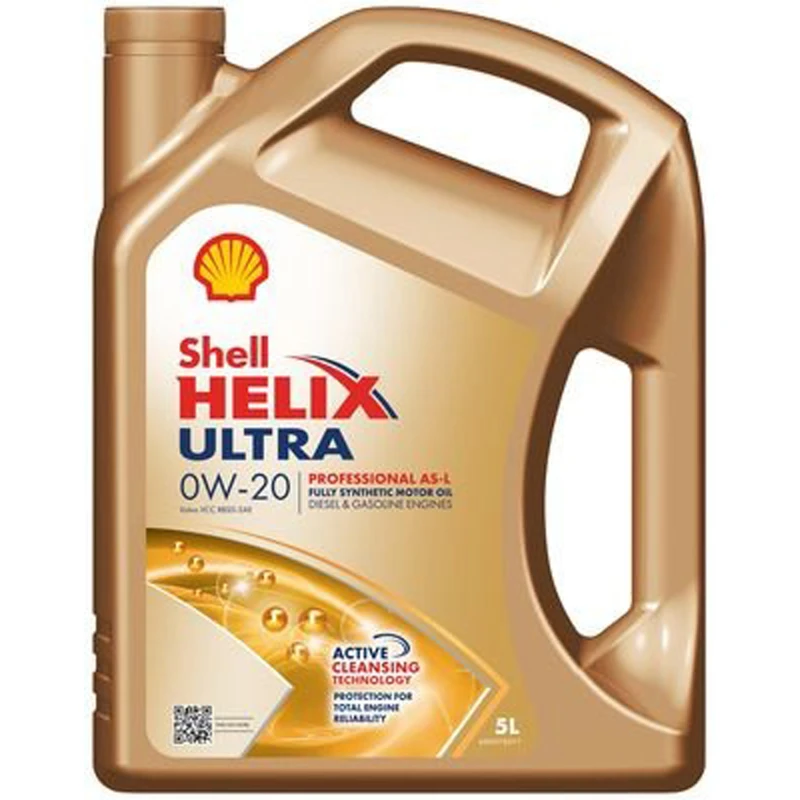 Image of SHELL 550055736 Engine oil Helix Ultra Professional AS-L 0W-20 Capacity: 5l Engine Oil (1862)