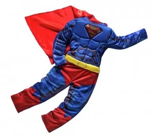 Image of DC Superman Childrens Fancy Dress Costume 7 8 Years