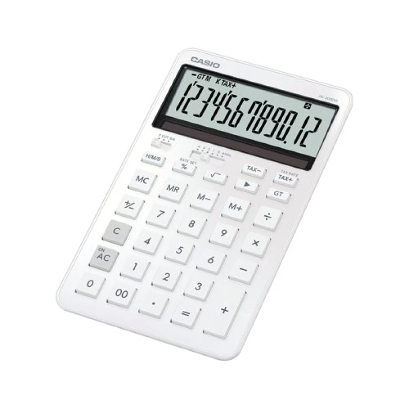 Image of Casio JW-200DQ Stylish Medium Desk Calculator White JW-200DQ-WE-W-EP CS62141