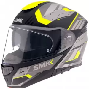 Image of SMK Gullwing Tekker Helmet, grey-yellow, Size S, grey-yellow, Size S