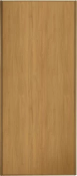 Image of Wickes Sliding Wardrobe Door Oak Frame and Panel - 2220 x 610mm