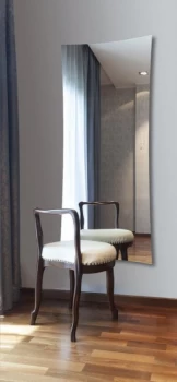 Image of Wickes Star Water Glass Radiator - Mirrored 1063 x 532 mm