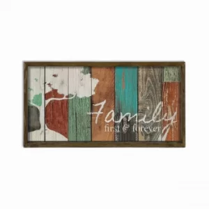 Image of KZM700 Multicolor Decorative Framed MDF Painting