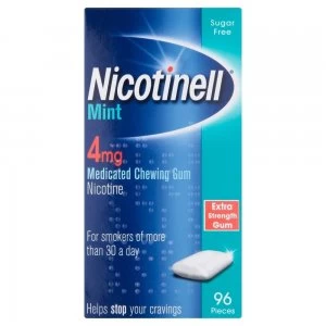 Image of Nicotinell Mint Chewing Gum 4mg 96 pieces