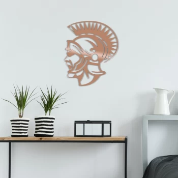 Image of Spartan - Copper Copper Decorative Metal Wall Accessory