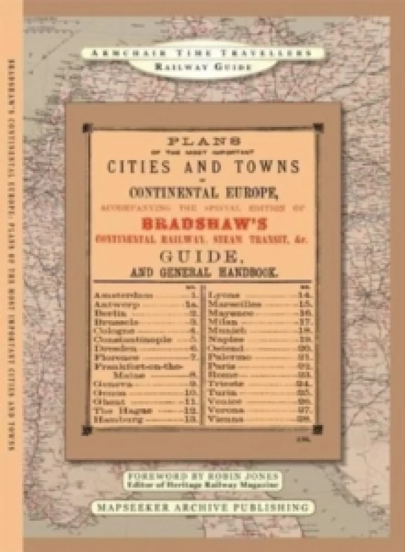 Image of The Plans Of The Most Important Cities and Towns of Continental Europe 1896 by Bradshaw Hardback